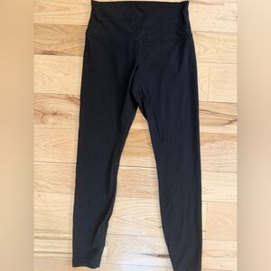 Lululemon leggings black ribbed size 8